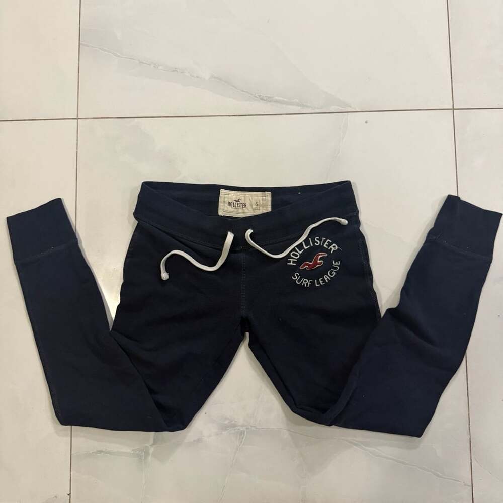 Hollister Surf League Sweatpants Size S Navy Blue